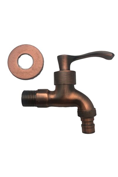Choice red bronze Antique Brass Basin Faucet Kitchen Garden Wall Mounted Lava...