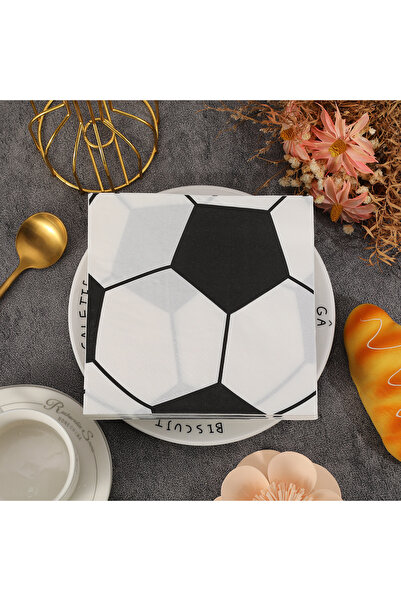 Nonebranded Talking Tables World Cup Football Napkins | Pack of 50 Paper Serv...