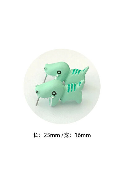 Choice1 WHITE 1 European and American-style adorable cartoon animal earrings ...