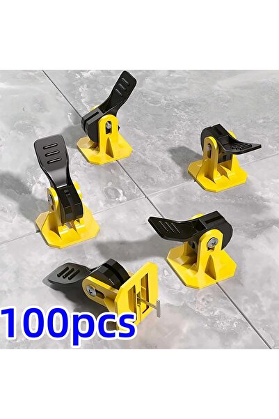 Choice 100pcs 50/100Pcs Floor Tile Leveling System Clips Leveler Adjuster Kit...