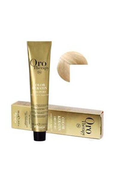 Fanola Vopsea Demi-permanenta Oro Therapy Color Keratin 11.0 Blond Super Desc...