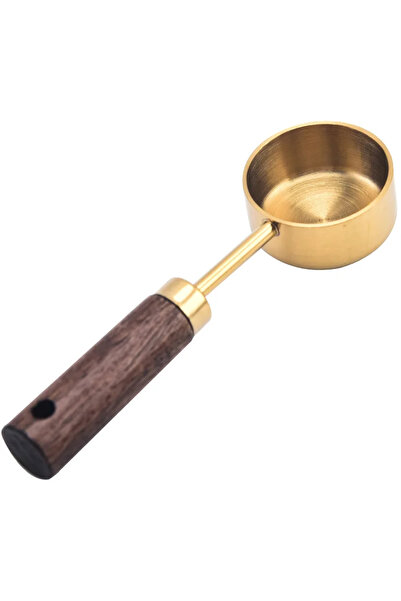 Choice1 1PC Golden 15ml Stainless Steel Measuring Spoon Tablespoon Coffee Sco...