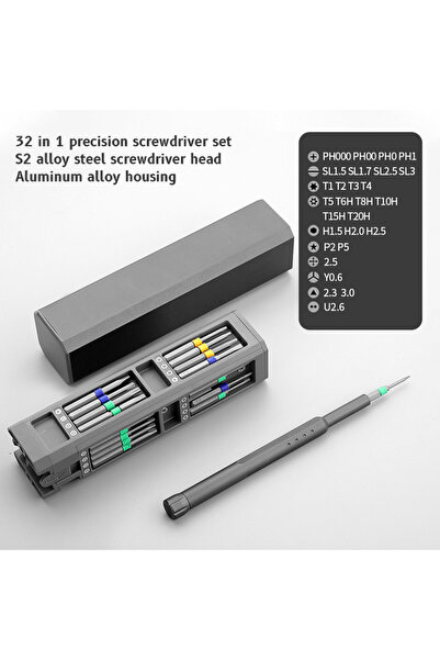 choice2 32 in 1 Precision Screwdriver Set 8 32 43 46 in 1 Torx Hex Phillips M...
