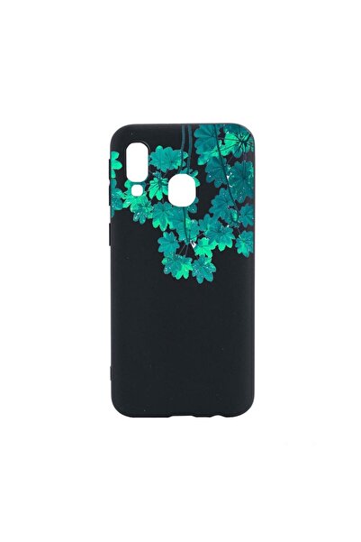 bestcase Husa Silicon Compatibila Cu Samsung Galaxy A40, Green Forest, rezist...