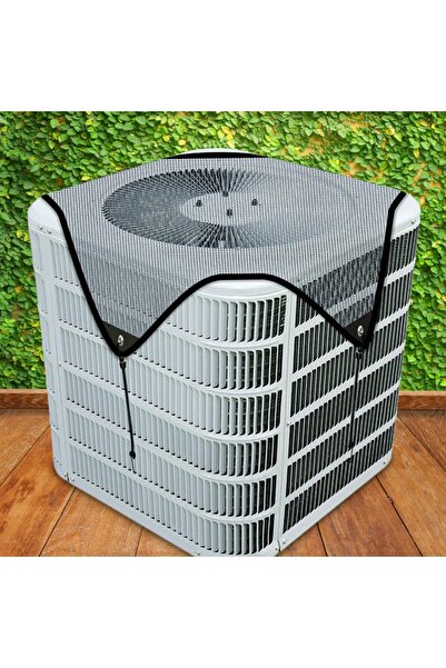 Choice1 81X 81cm 32 32in black Outdoor AC Cover Universal Fit, PVC Mesh Air C...