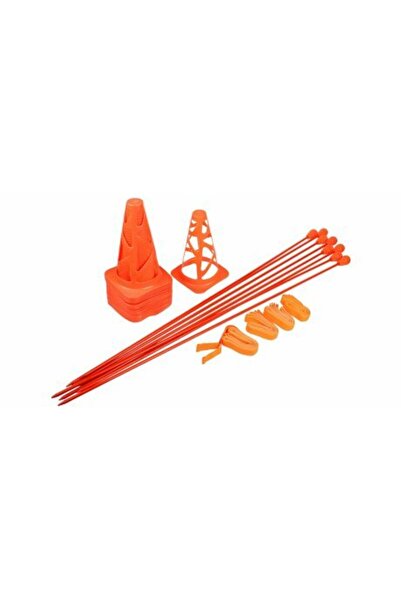 Merco Set de antrenament pentru agilitate rapidă cu 16 conuri moi din PVC cu ...