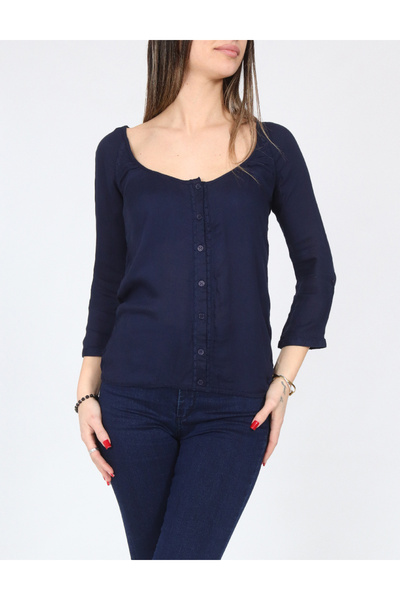 Evendi Blouse, Navy blue
