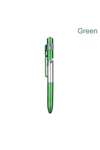 Choice4 Green 4 In 1 Multifunction Ballpoint Pen with LED Light Fold Phone Ho...
