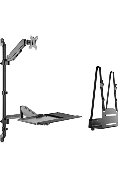 EQUIP Suport de perete pentru monitor 17 " - 32 " Stație de lucru (650170)