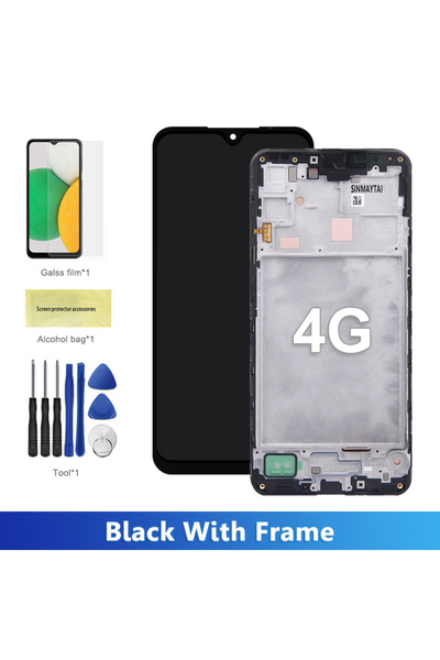 Choice1 شاشة عرض TFT AMOLED A16 مع إطار لهاتف A16 4G A165F، شاشة LCD تعمل بال...