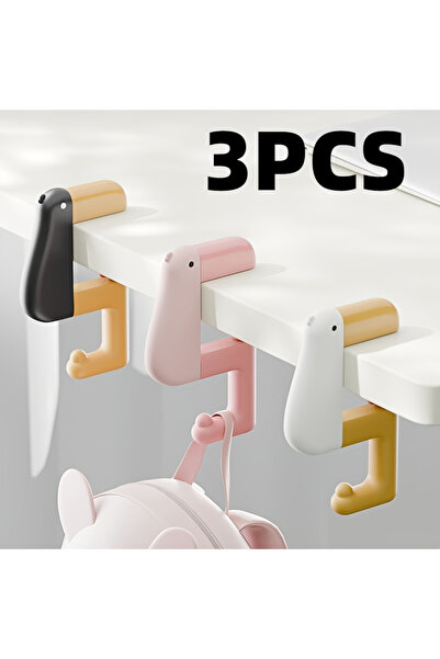 Choice Random 3pcs 3pcs Thinking Duck Schoolbag Hook Adjustable Detachable Of...