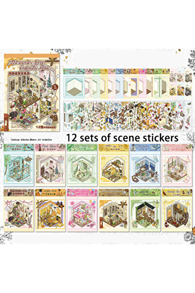 Choice مجموعة ملصقات S30767-1 Mr. Paper بتصميم فن حديث وعمارة، 29 قطعة، تصميم...