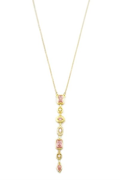 Ethab Ticaret Glb-stl41414 element necklace - gold