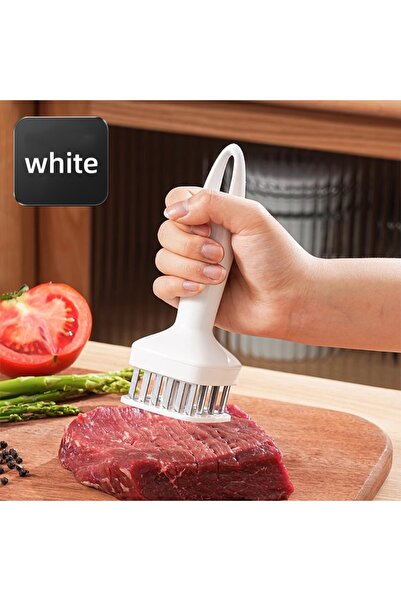 Choice white Stainless Steel Automatic Rebound Hhammer Meat Grinder 24 Needle...