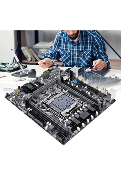 Choice لوحة أم X99 للألعاب متوافقة مع LGA 2011-3، لوحة أم للكمبيوتر مع 4 قنوا...