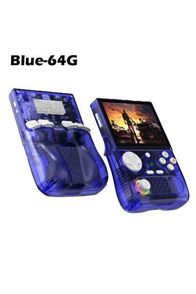 Choice blue K36S Retro Handheld Video Game Console 64GB 20000+ Games Wifi Lin...