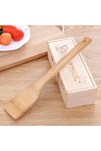Choice 1pc Natural Health Bamboo Wood Kitchen Slotted Spatula Spoon Mixing Ho...