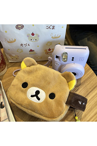 choice2 A Rilakkuma Sundry Storage Bag Cute Cartoon Coin Purse Wallet Large-C...