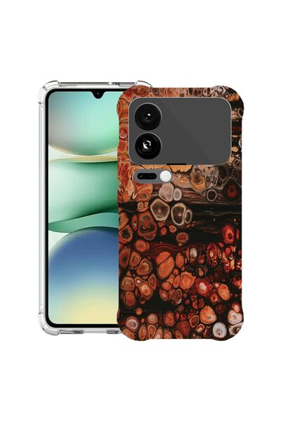 bestcase Αντικραδασμική Θήκη Συμβατή με Xiaomi 17 Pro, με Σχέδιο Ξύλου, Ενισχ...