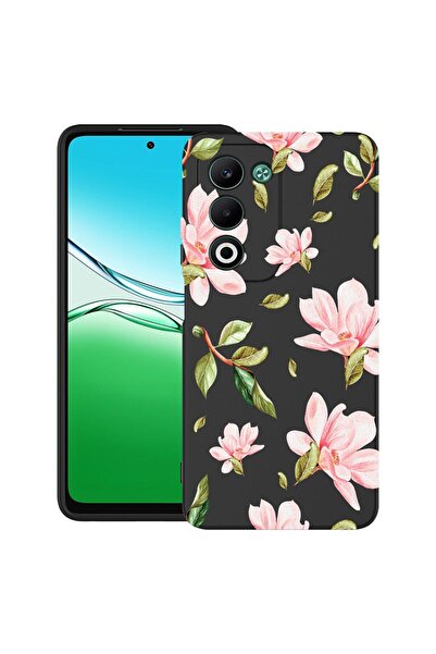 bestcase ¬Æ Husa pentru OPPO A5 din Silicon Ultra Slim cu Design Flowers Coll...