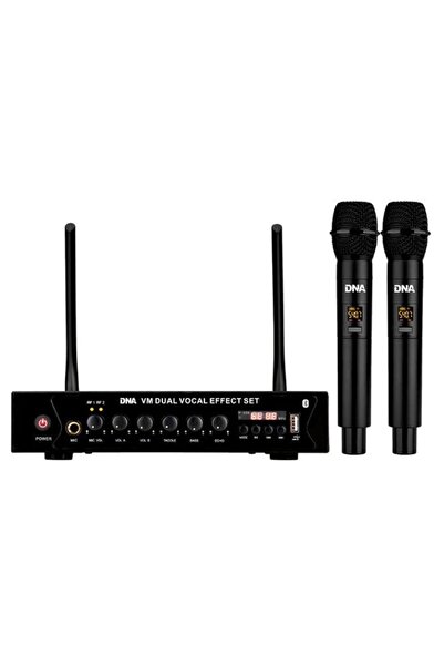 DNA Microfon VM DUAL VOCAL EFFECT SET microfon fără fir 2x transmițătoare int...