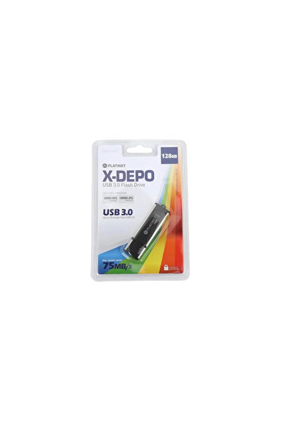 Platinet USB 3.2 X-DEPO FLASH DRIVE 128GB [42287]