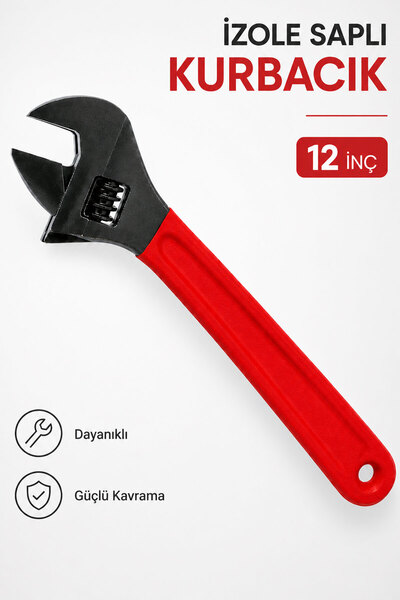 Badem10 İzoleli Anahtar Kurbacık 12 İnç Profesyonel Elektrikçi Anahtarı Kayma...