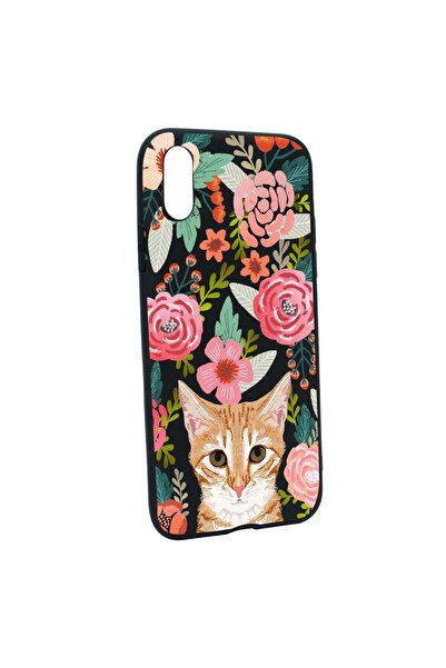 bestcase Husa Cat and Flowers, pentru Xiaomi Redmi 9A, rezistenta la uzura, a...