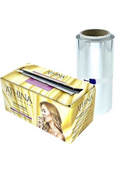 Athina Aluminum foil for hair highlights 12cm x 100 meters with cutter –