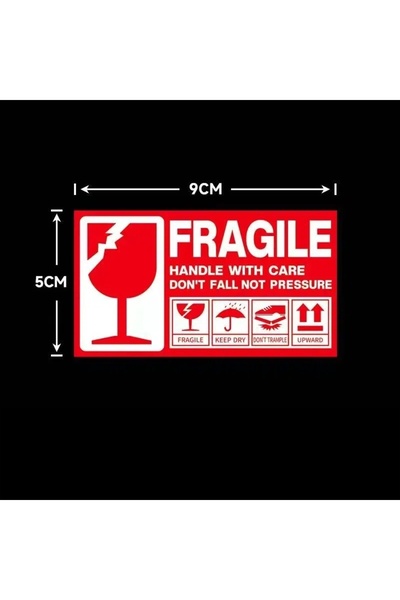 Choice11 100pcs Fragile Stickers Please Handle with Care-Fragile-Thank You Wa...