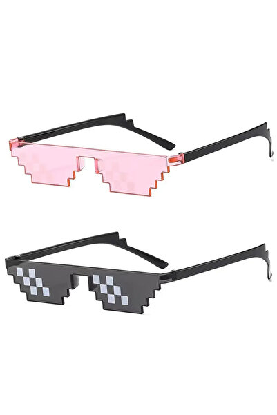 Choice13 Black1 Pink1 NEW Mosaic Sunglasses Trick Toy Thug Life Glasses Deal ...
