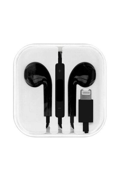 OEM Ακουστικά με Μικρόφωνο Mega Bass Lightning Μαύρο