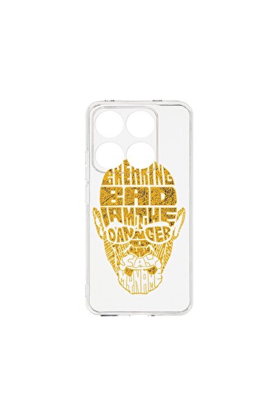 bestcase Husa pentru Xiaomi 14T, BestCase¬Æ Clear Silicon 2MM, Calligraphy Br...