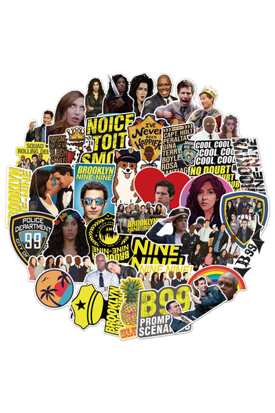 Choice 50pcs 50Pcs Brooklyn Nine-Nine Graffiti Stickers Water Bottle Laptop P...
