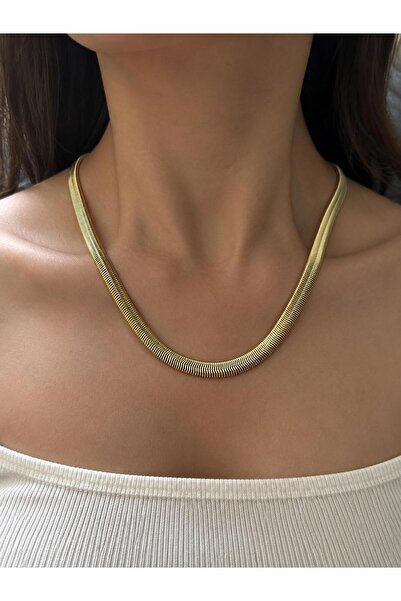14 K KALIN BALIK SIRTI GOLD KOLYE