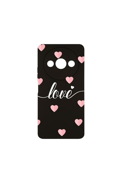bestcase Λεπτή Θήκη Σιλικόνης 0.8MM, Συμβατή με Xiaomi Redmi A3, Σχέδιο Καρδι...