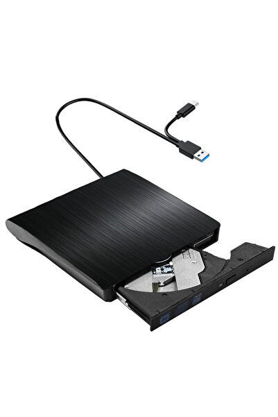 Choice محرك أقراص DVD خارجي GGBEE مع منفذ USB 3.0 من نوع C، مشغل محمول للحاسو...