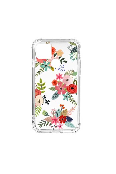 bestcase Husa Silicon Anti Shock Compatibila Cu Xiaomi Redmi 10A, Flowers, Re...