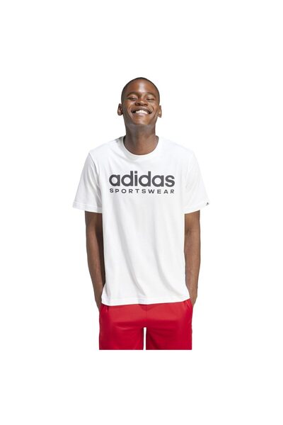 adidas Tricou sportiv cu mânecă scurtă pentru bărbați, cu imprimeu grafic, XL