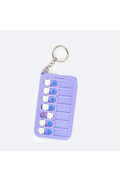 Choice4 Purple Kids Self-Discipline Checklist Memo Board Portable Keychain Vi...