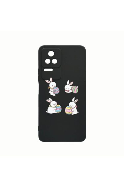 bestcase Husa Silicon, Compatibila Cu Xiaomi Poco M5s, Easter Rabbit, Reziste...