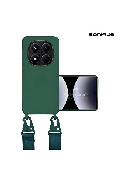 Sonique Θήκη Σιλικόνης με Strap CarryHang Xiaomi Redmi Note 14 Pro 4G Πράσινο...