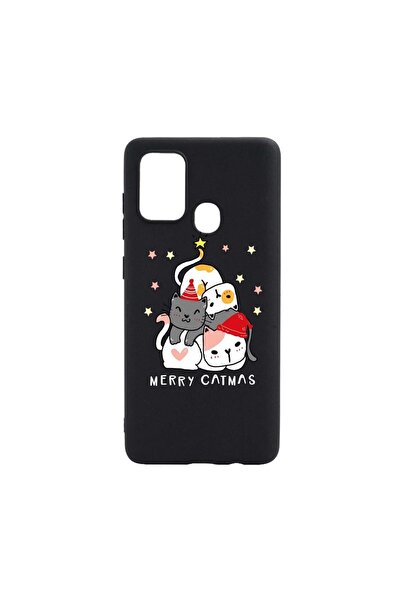 bestcase Husa Silicon Compatibila Cu Huawei P Smart 2020, Merry Catmas, rezis...