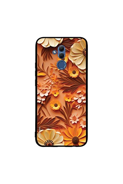 Sonique Θήκη 3D Flower Series για Huawei Mate 20 Lite Πορτοκαλί