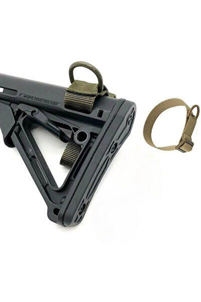 Choice3 Gunstock Lany Khaki Multifunctional Tactical Buttstock Sling Rope for...