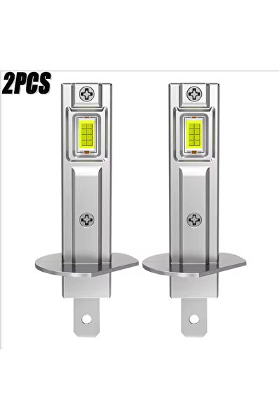 Choice1 H1 2 Pcs H1 LED Headlight Bulbs CANBUS Lights Mini Lamp 1:1 Size New ...