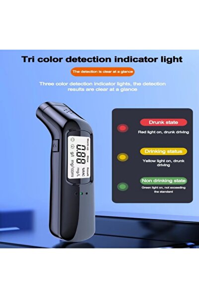 Choice1 MR998 Portable Breathalyzer Professional Breath Alcohol Tester LCD Di...
