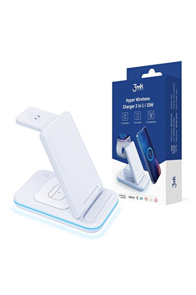 3MK Ασύρματος Φορτιστής Hyper Wireless Charger 3 σε 1 (Κινητό, Ακουστικά, App...