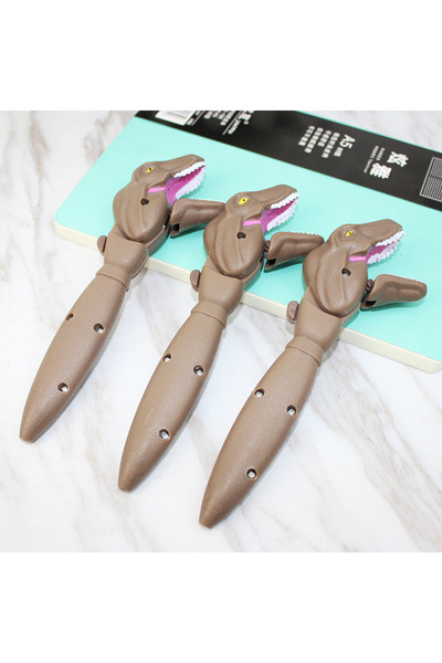 Choice black Cute Ballpoint Pen Creative Dinosaur Mouth Tyrannosaurus Office ...