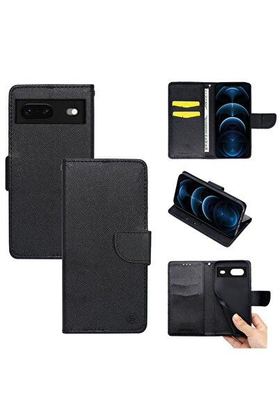 Sonique Θήκη Πορτοφόλι Trend Wallet Google Pixel 7 Μαύρο